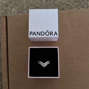COPY - Pandora Wishbone Ring